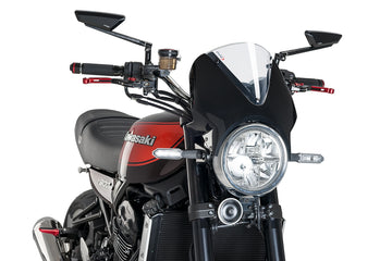 KAWASAKI Z 900 RS SE [2025] - PUIG Vision szélvédő | Carbon megjelenés / Clear | PUIG 024CW