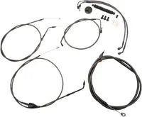 Harley Davidson Flhr [LA CHOPPERS] – Standard Midnight fonott kormány/fékvezeték készlet