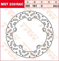 Bmw R 1200 C ABS (0424) [2001-2003, 2005] - Bremsscheibe Fest Rund – Bild 9