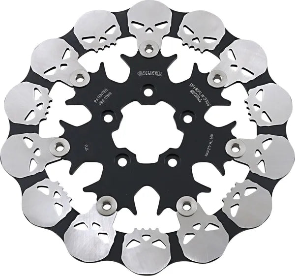 Harley-Davidson Xl 883 R Roadster [2004, 2009-2010, 2013] - Skull Bremsscheibe – Bild 4
