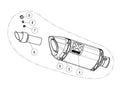 Yamaha Tracer 7 700 [AKRAPOVIC] – Csere hangtompító