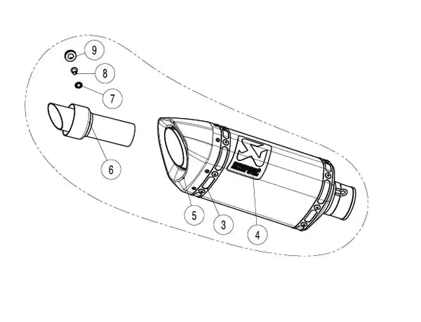 Yamaha XSR 700 [AKRAPOVIC] – Csere hangtompító