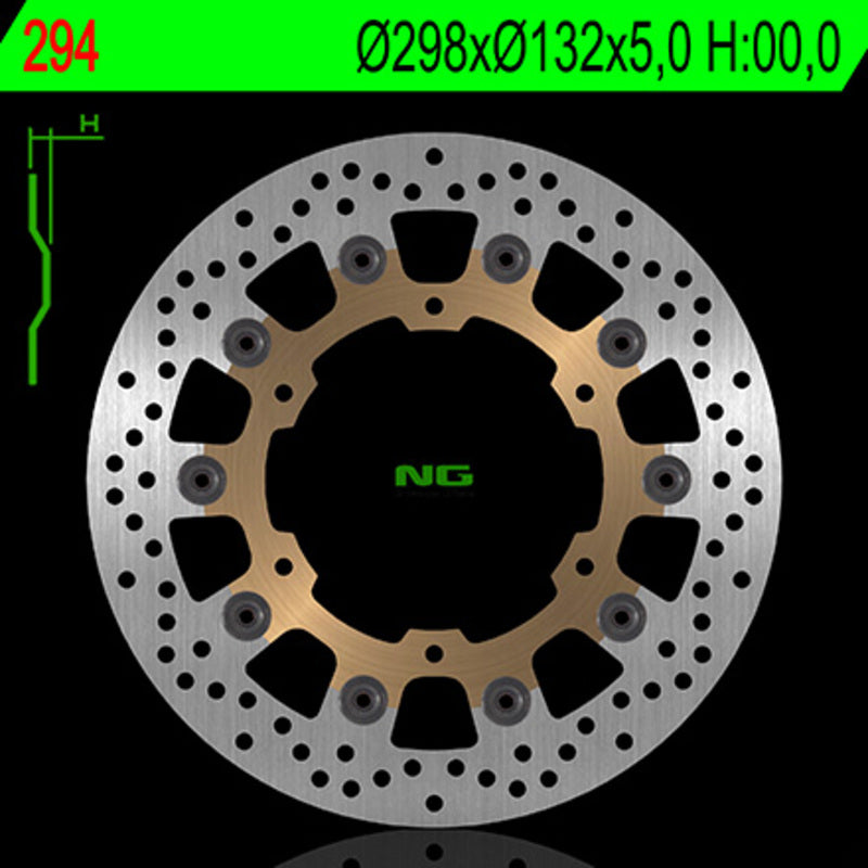 Yamaha Fzs 1000 Fazer [NG BRAKE DISC] - kerek lebegő féktárcsa