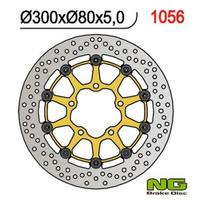 Kawasaki Er 6 F [NG BRAKE DISC] - kerek lebegő féktárcsa