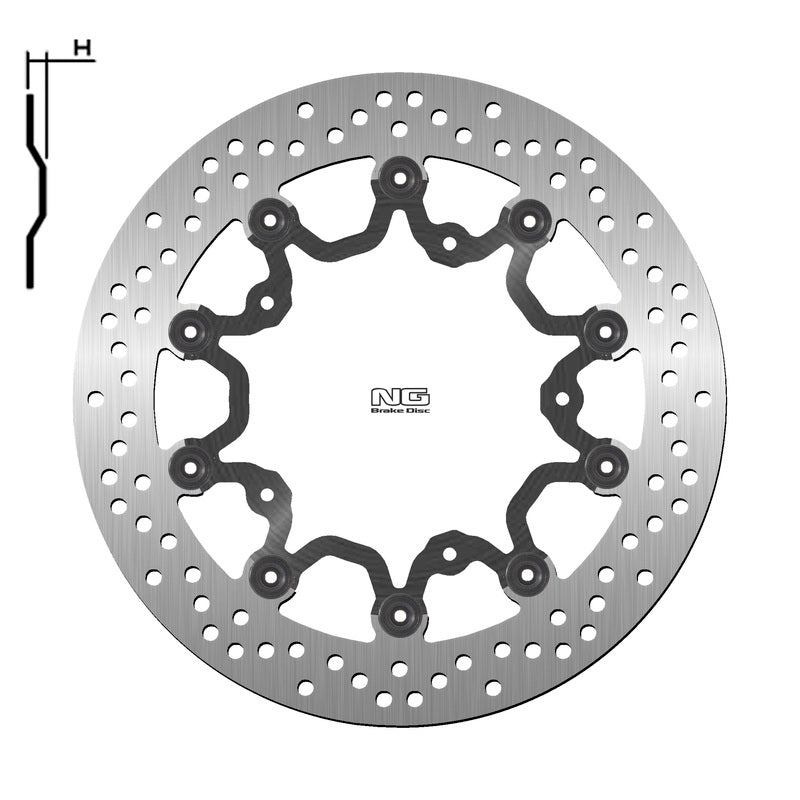 Yamaha T-Max 560 Tech Max [NG BRAKE DISC] - kerek lebegő féktárcsa