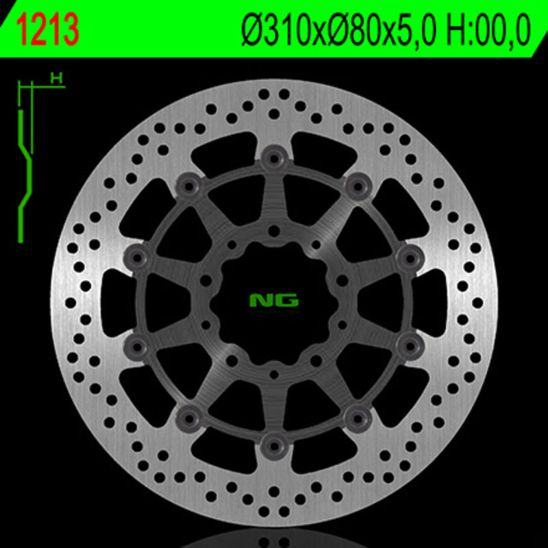 Kawasaki Zr 400 [NG BRAKE DISC] - kerek lebegő féktárcsa