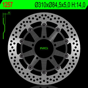 Harley Davidson Flhx [NG BRAKE DISC] - kerek merev féktárcsa