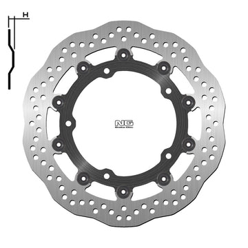 Kawasaki Z 900 Rs Se [NG BRAKE DISC] - Wave lebegő féktárcsa