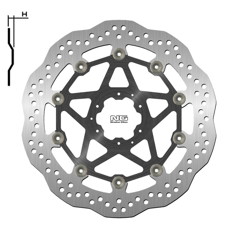 Honda Crf 1000 Africa Twin [NG BRAKE DISC] - Wave lebegő féktárcsa