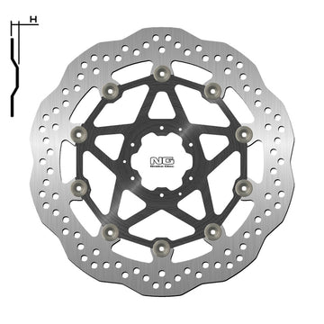 Honda Crf 1000 Africa Twin [NG BRAKE DISC] - Wave lebegő féktárcsa