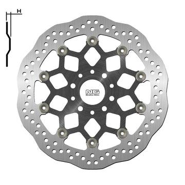 Ktm Duke 890 [NG BRAKE DISC] - Wave lebegő féktárcsa