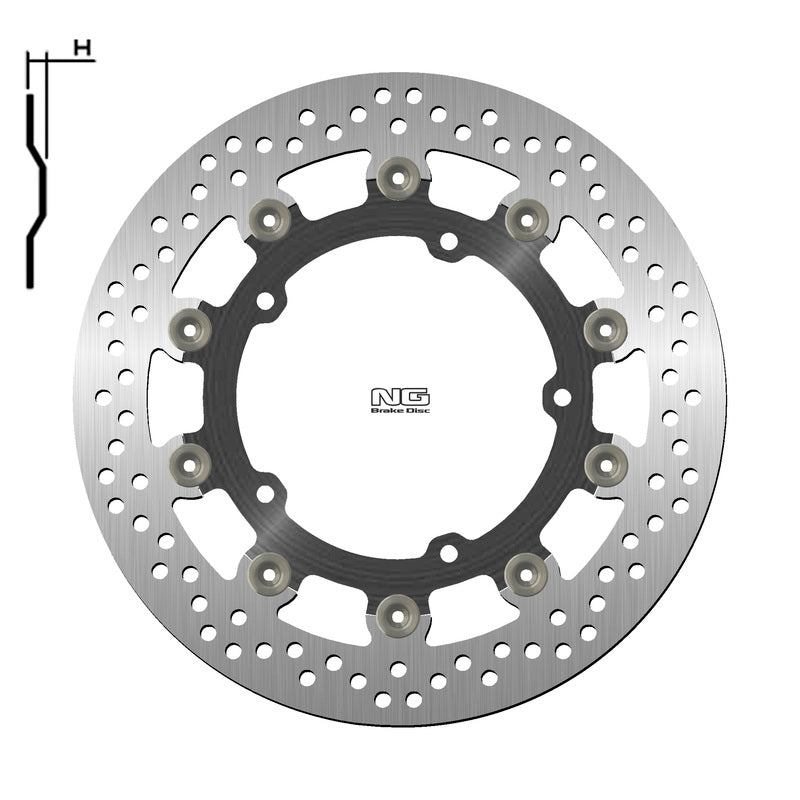 Yamaha Fz 600 S Fazer [NG BRAKE DISC] - kerek lebegő féktárcsa