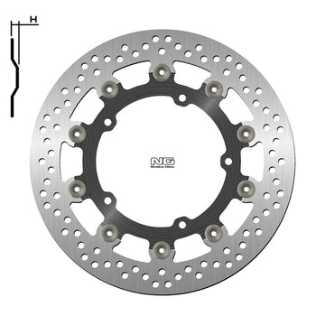Yamaha Niken [NG BRAKE DISC] - kerek lebegő féktárcsa