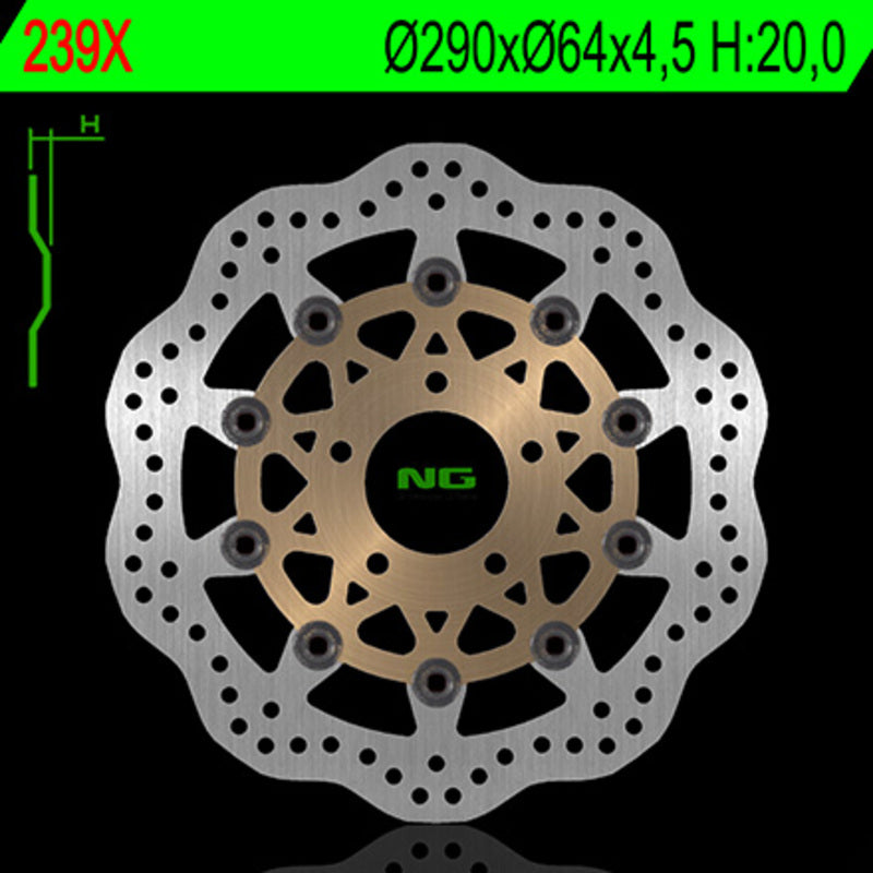 Suzuki Sv 650 [NG BRAKE DISC] - Wave lebegő féktárcsa
