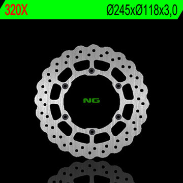 Yamaha Yz 426 [NG BRAKE DISC] - Hullámos merev féktárcsa