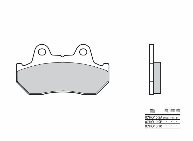 Honda CB 900 F2 Boldor [BREMBO] - Fékbetétek