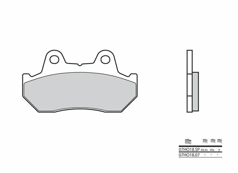 Honda NS 400 R [BREMBO] - fékbetétek