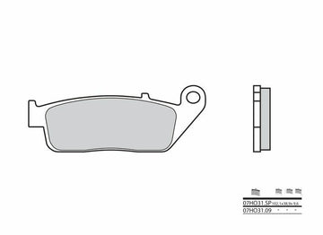 Indian Springfield SPRING [BREMBO] - BREMBO Street szinterezett fém fékbetétek