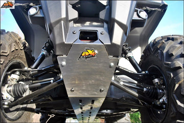 Can Am Outlander L MAX 570 EFI PRO [2016] - Középső csúszólemez - Alumínium 6 mm Can-Am Outlander Max 500L