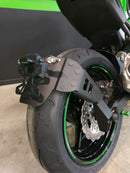 Kawasaki Z 900 [ACCESS DESIGN] - rendszámtábla tartó kerékmagasságban fekete Kawasaki Z900