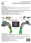 Kawasaki Z 900 [ACCESS DESIGN] - rendszámtábla tartó kerékmagasságban fekete Kawasaki Z900