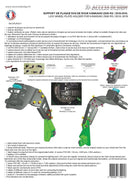 Kawasaki Z 900 Rs Se [ACCESS DESIGN] - rendszámtábla tartó kerékmagasságban fekete Kawasaki Z900RS