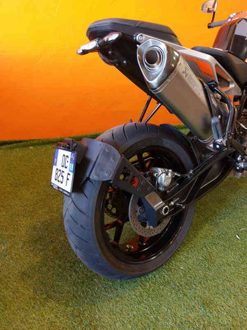 Ktm Duke 890 [ACCESS DESIGN] - rendszámtábla tartó kerékmagasságban fekete KTM Duke 790/890