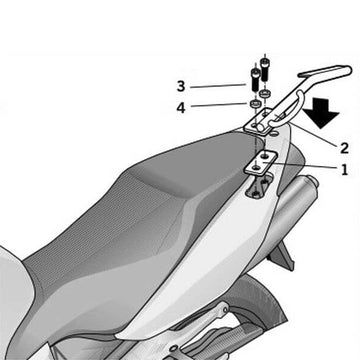 Honda VFR 800 [2002-2013] [SHAD] - Top Master rögzítőkészlet