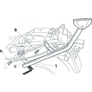 Suzuki GSX 750 F [1998-2002] [SHAD] - Topcase tartó