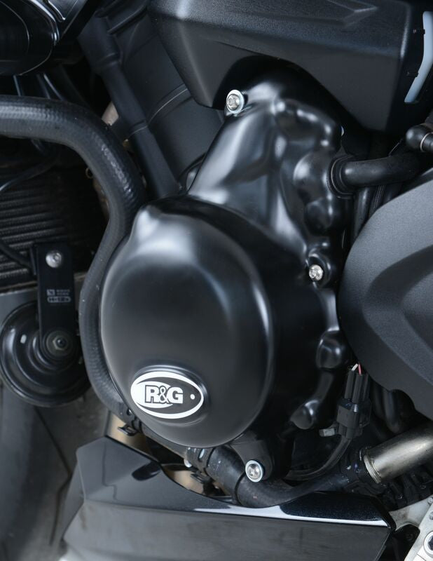 Triumph DAYTONA 675 R ABS [2015-2017] - Bal oldali forgattyúház burkolat védő fekete Triumph