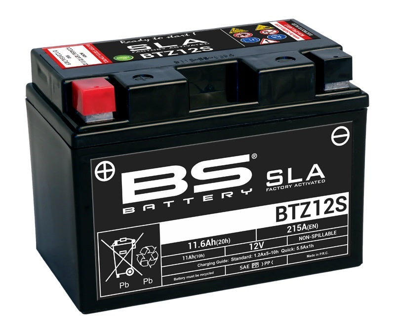 Honda Vfr 800 X Crossrunne [BS BATTERY] - SLA karbantartásmentes akkumulátor gyárilag aktiválva - BTZ12S