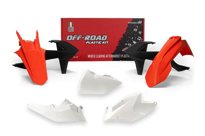 KTM 300 EXC [2017] - Plastik-Kit Originalfarbe (2018) rot/weiß/schwarz KTM