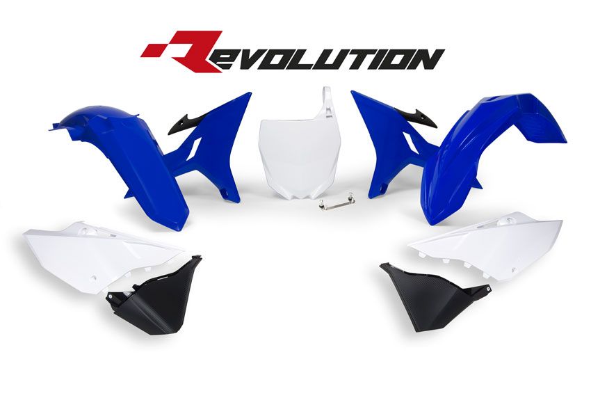 Yamaha YZ 250 (CG 17) [2004] – Revolution csereműanyag készlet kék/fehér Yamaha YZ125/250