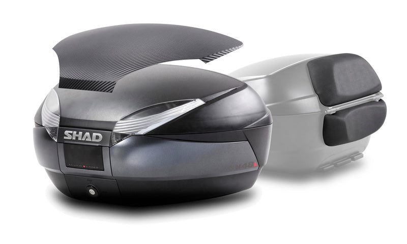 Kymco Agility 125 [SHAD] – SH48 DG felső tok + háttámla sötétszürke