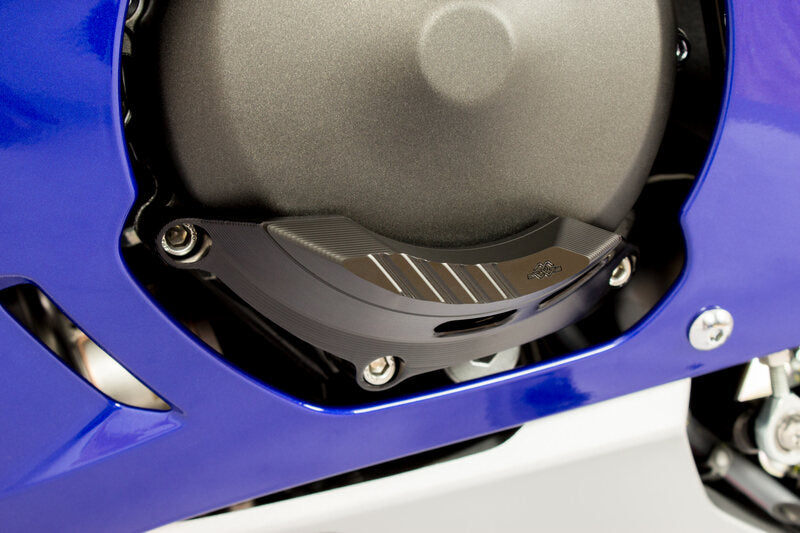 Yamaha Yzf R6 [GILLES] - Bal motorvédő védő forgattyúház burkolat fekete Yamaha YZF-R6