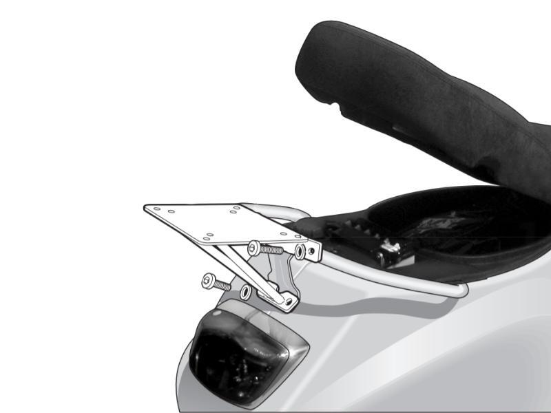 Vespa LX [2005-2014] [SHAD] - Top Master rögzítőkészlet