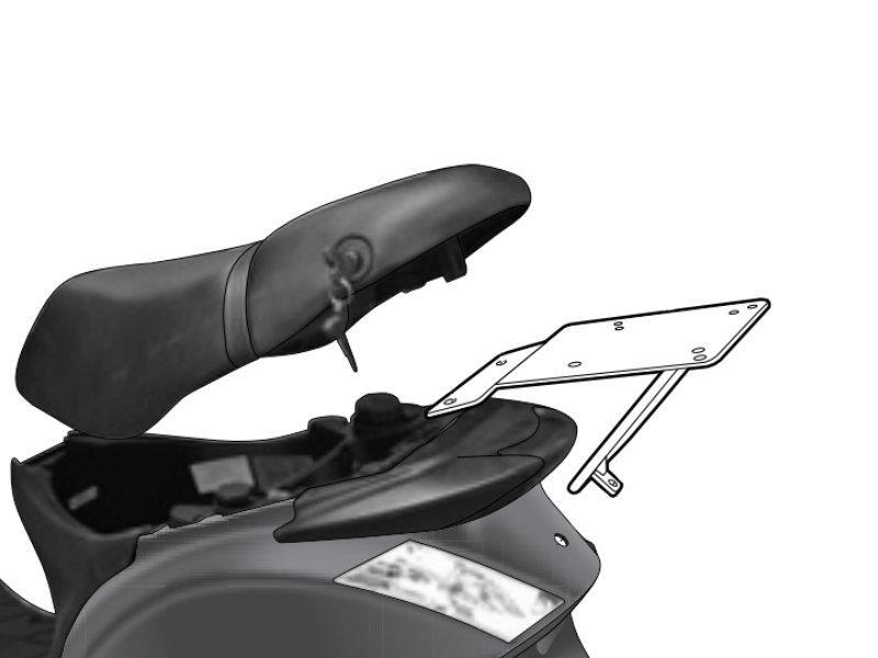 Piaggio ZIP [2006-2018] [SHAD] - Top Master rögzítőkészlet