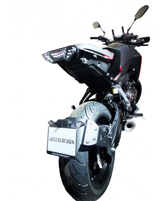 Yamaha Tracer 7 Tracer 7 Gt [ACCESS DESIGN] - "kerékre szerelhető" rendszámtábla tartó fekete - Yamaha MT-07 Tracer