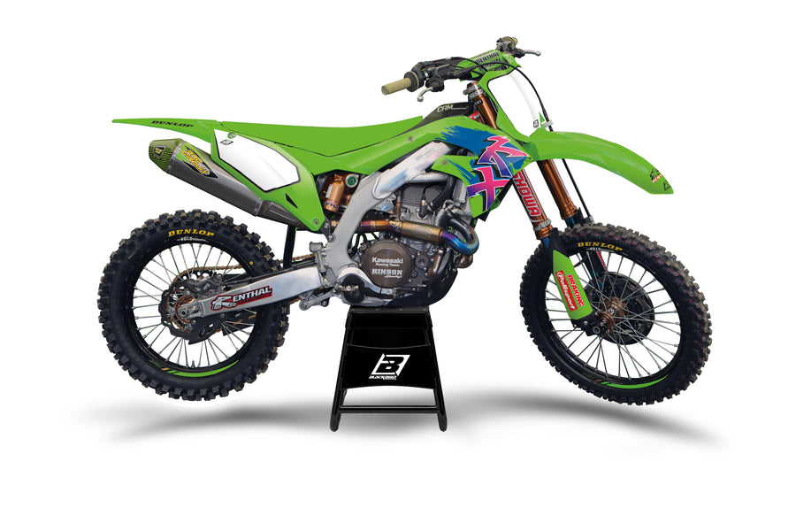 Kawasaki KX 250 (KX 250 R) [2005-2008] - Retro grafikus készlet - Kawasaki KX125/250