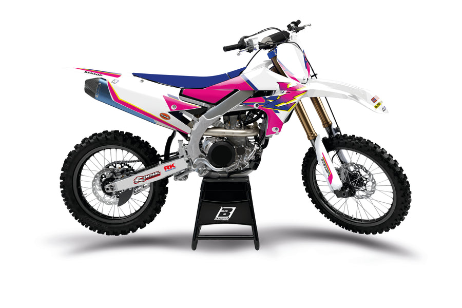 YAMAHA YZ 250 F [2022-2023] – Retro komplett grafikus készlet – Yamaha YZF 450