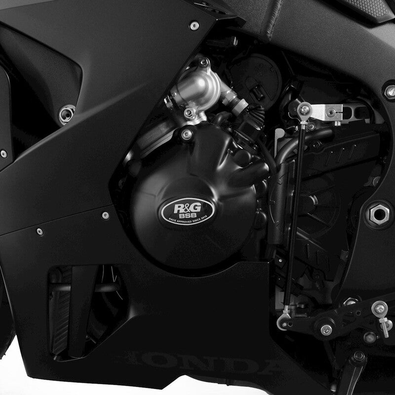 Honda CBR 1000 RR-R FIREBLADE [2020-2026] - Versenysorozat - Bal oldali forgattyúház burkolat védő (generátor) fekete Honda CBR1000RR-R Fireblade SP