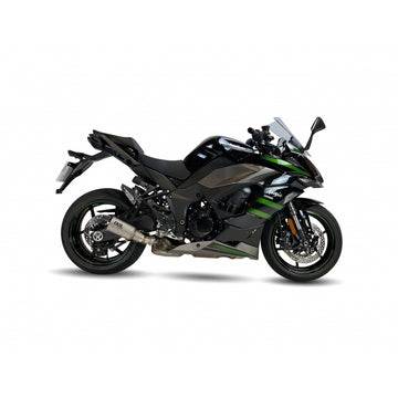 Kawasaki Ninja 1000 [IXIL] - RC hangtompító rozsdamentes acél / végsapka szén - CK7294RC