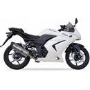 Kawasaki Ninja 250 [IXIL] - Hexoval hangtompító rozsdamentes acél fekete / zárókupak rozsdamentes acél - OK7034VSE
