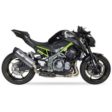 Kawasaki Z 900 ABS ZR900B [2017-2019] - Hexoval hangtompító rozsdamentes acél / zárókupak fekete