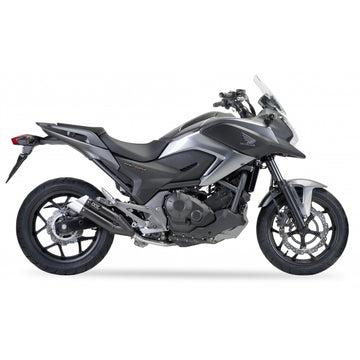 Honda Nc 700 [IXIL] - Hyperlow hangtompító, rozsdamentes acél fekete / végzáró alumínium - XH6362XB - 0