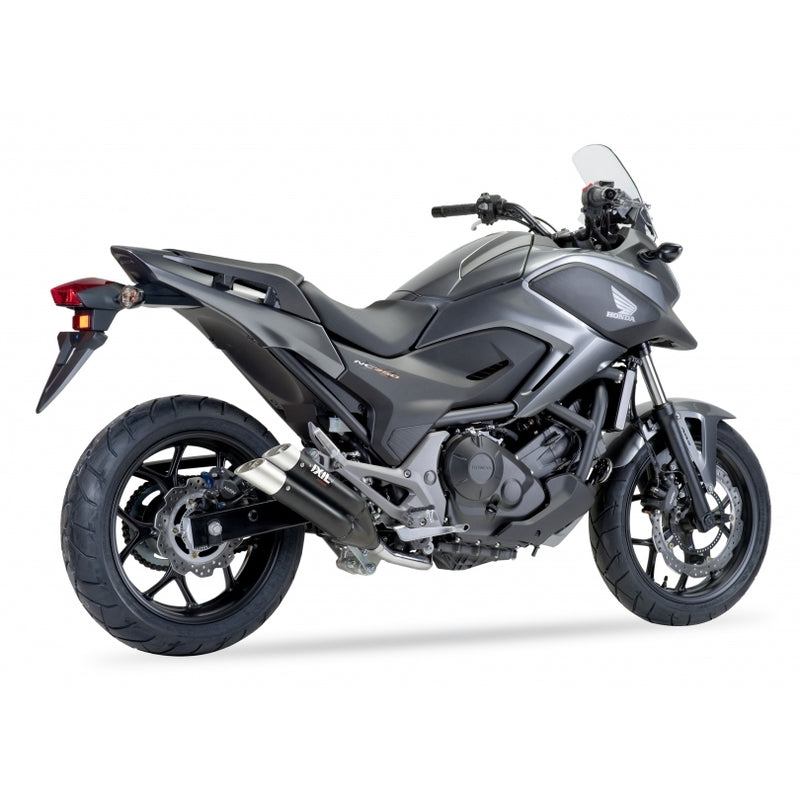 Honda Nc 750 [IXIL] - Hyperlow hangtompító, rozsdamentes acél fekete / végzáró alumínium - XH6362XB