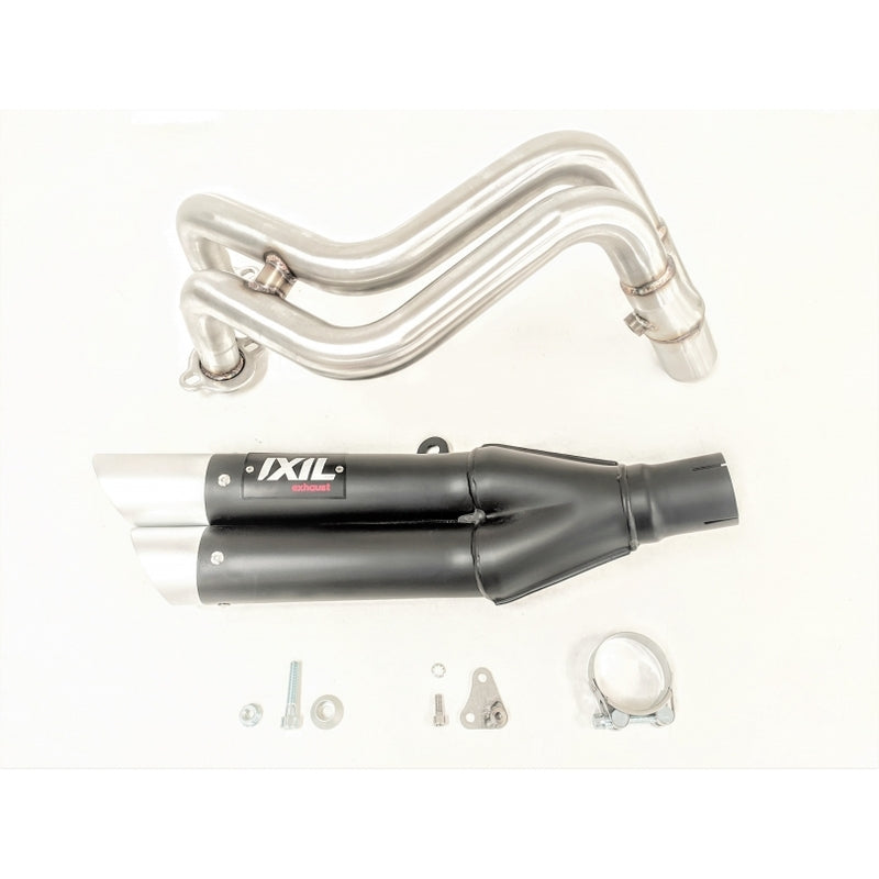 Yamaha Tracer 700 [IXIL] - Hyperlow komplett rendszer rozsdamentes acél fekete / polírozott alumínium - XY9362XB
