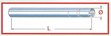 Honda XL 600 V Transalp (PD 10) [1998-1999] - Villatartó cső - 41 x 700 mm