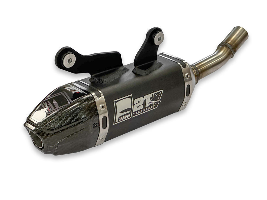 FANTIC XE 125 [2023-2026] - Carby hangtompító fekete alumínium/karbon zárókupak
