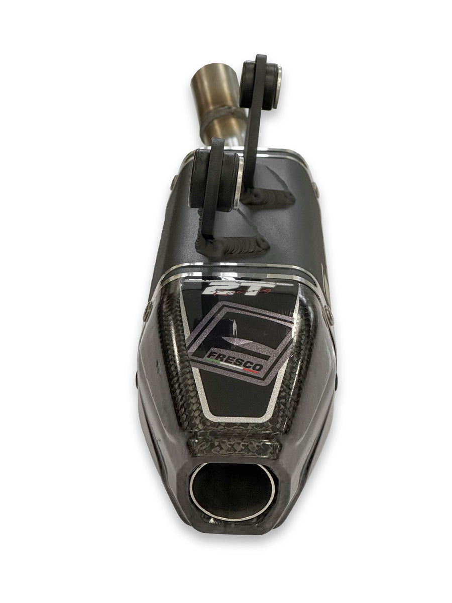 FANTIC XE 125 [2023-2026] - Carby hangtompító fekete alumínium/karbon zárókupak